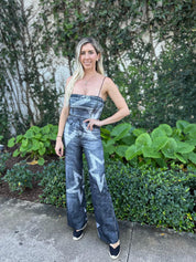 Thin Straps Crop Top & Pants