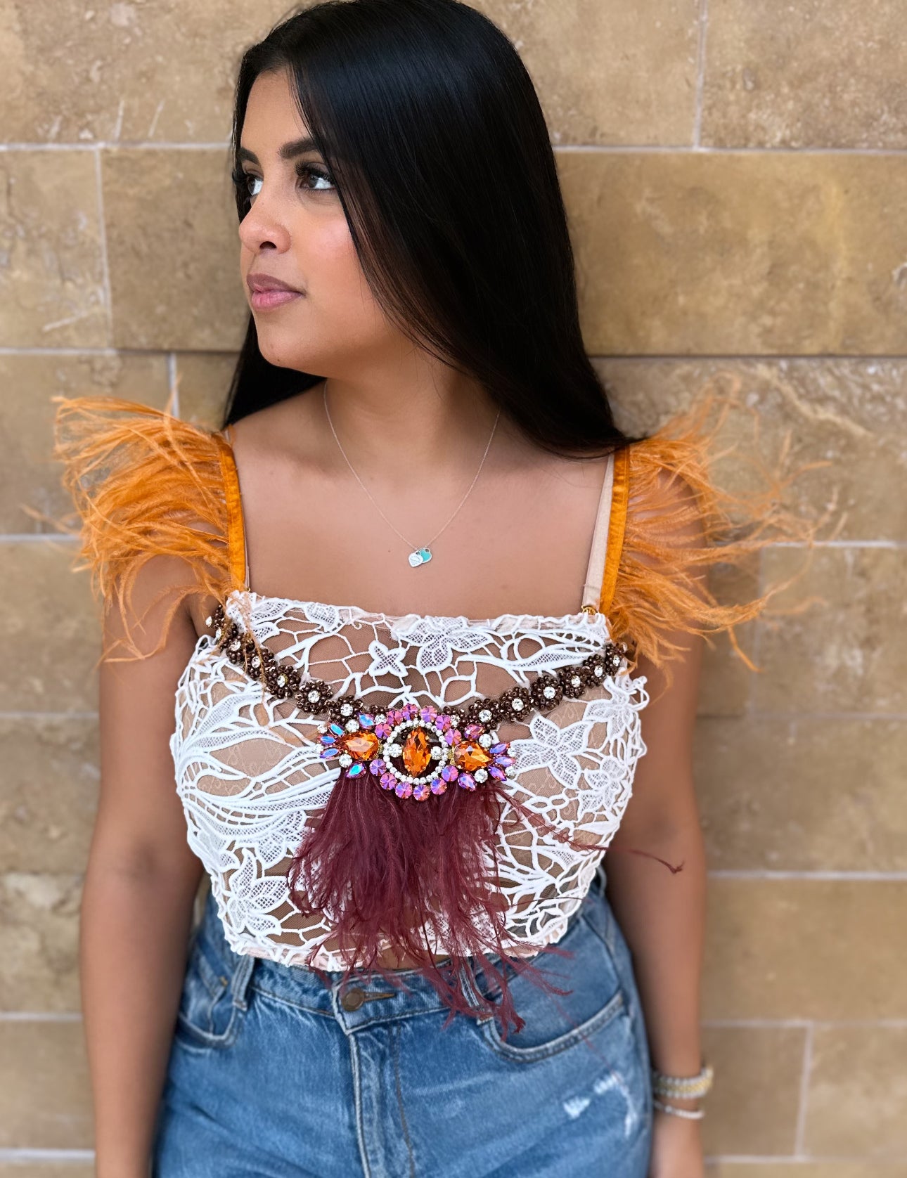 Feather Lace Blouse (variety)