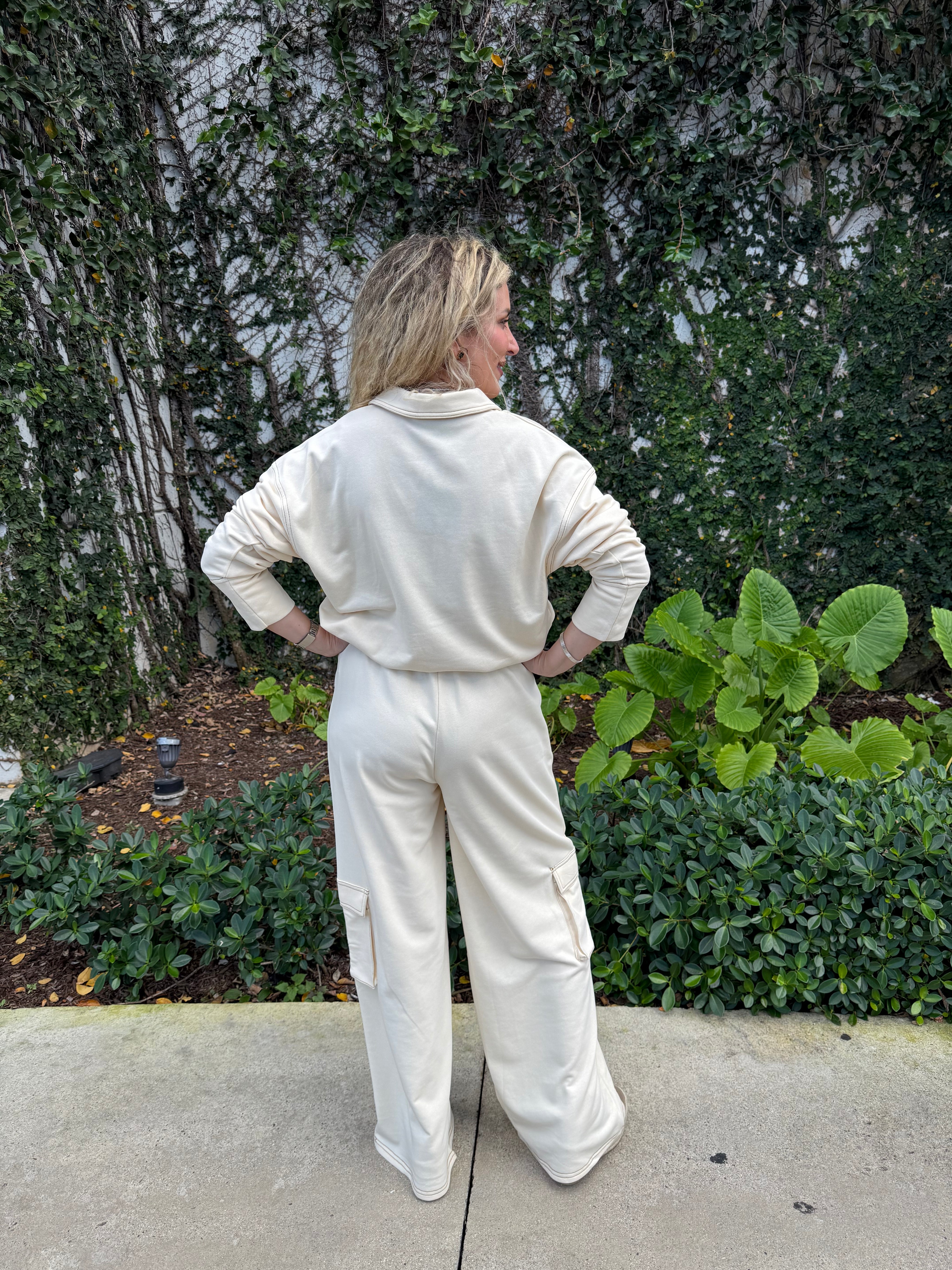 Drawstring Jacket & Cargo Pants