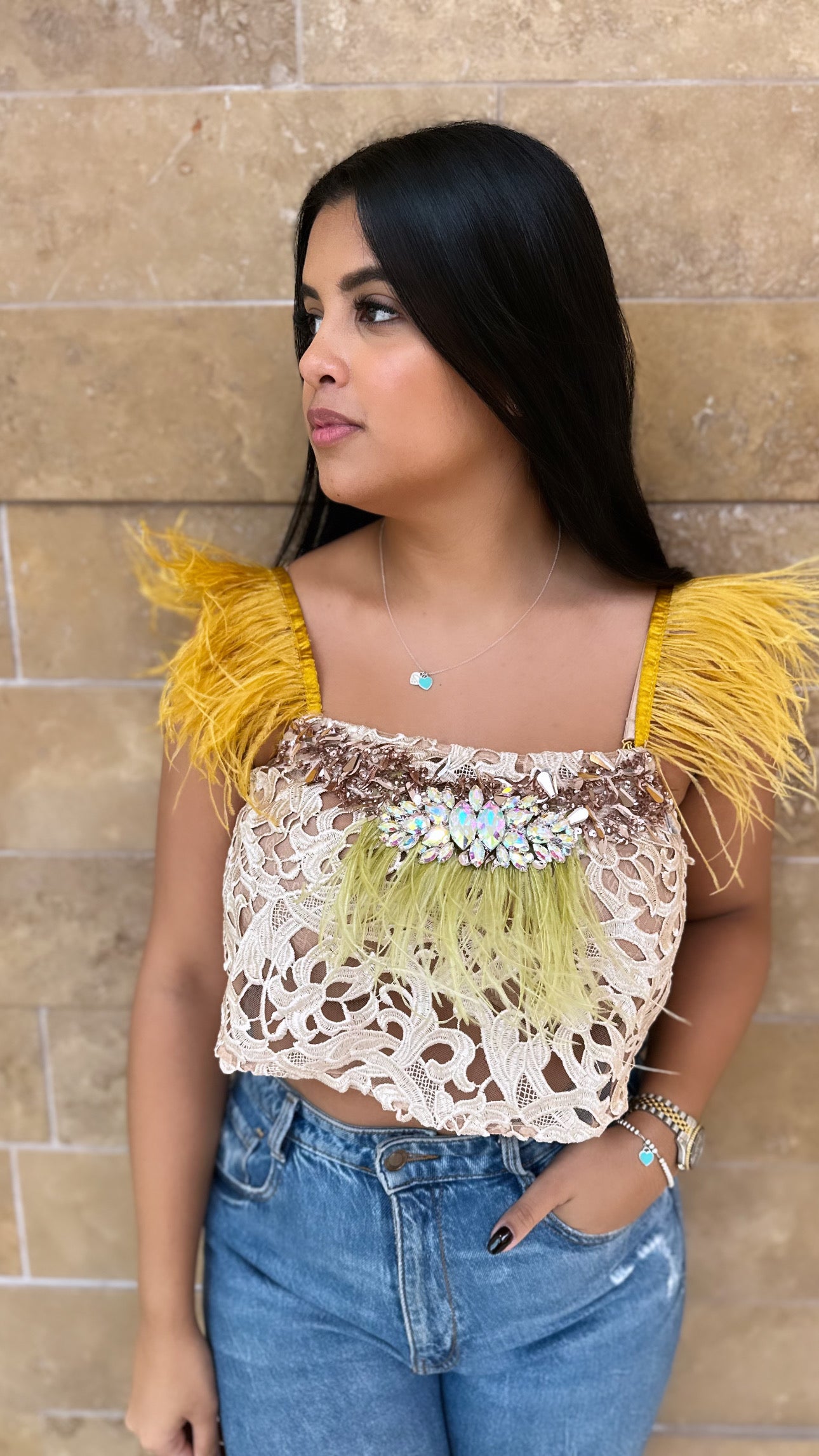 Feather Lace Blouse (variety)