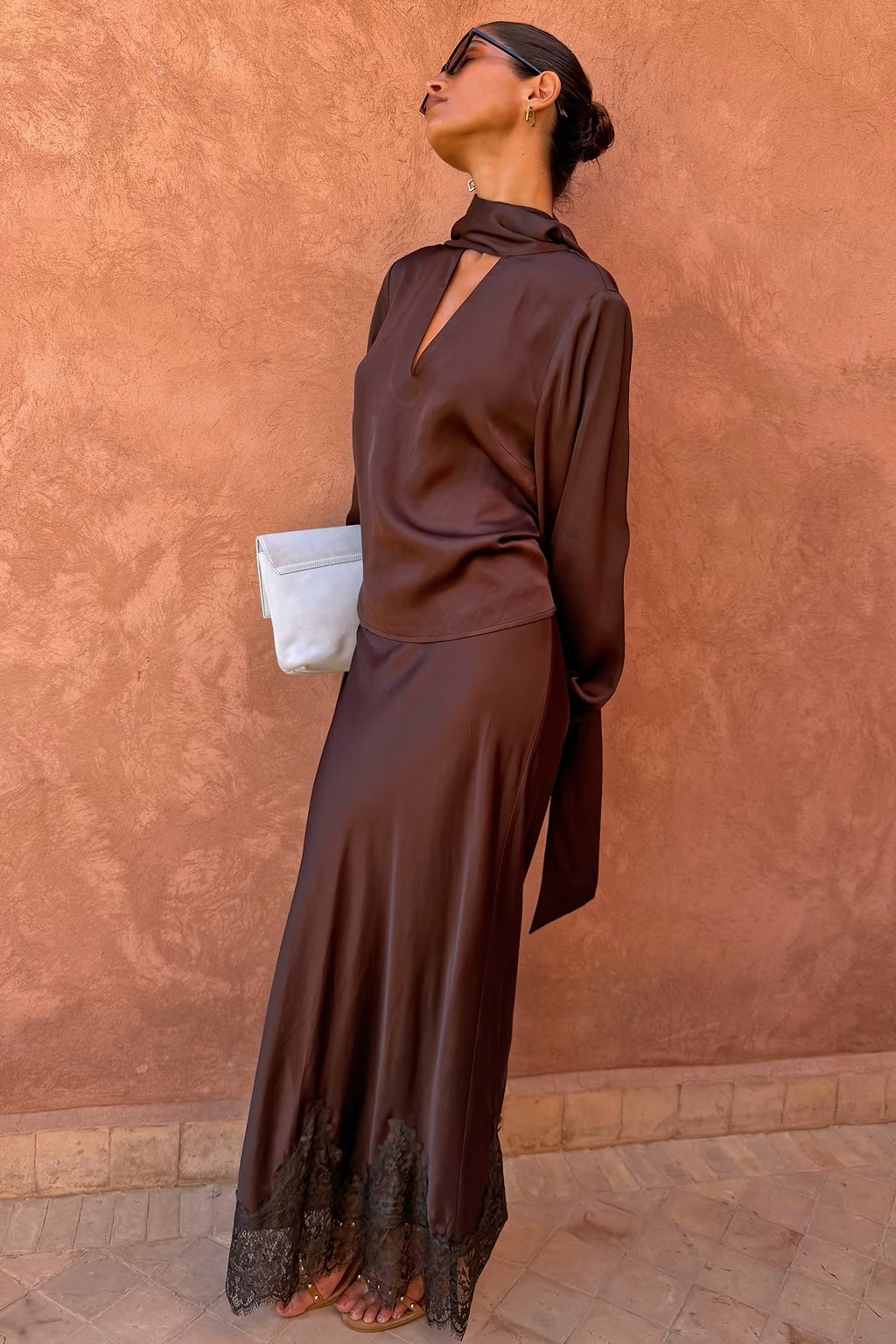 Chocolate Maeva Skirt