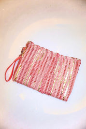 Woven Texture Clutch