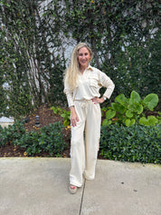 Drawstring Jacket & Cargo Pants