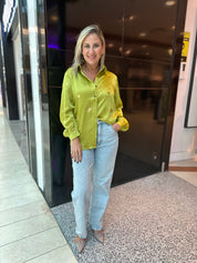 Lime Hearts Gabbie Shirt