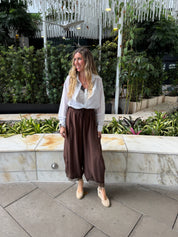 Barrel Lace Trim Pants