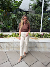Mid Rise Relaxed Barrel Jean