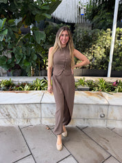 Asymmetric Closure Top & Balloon Pant
