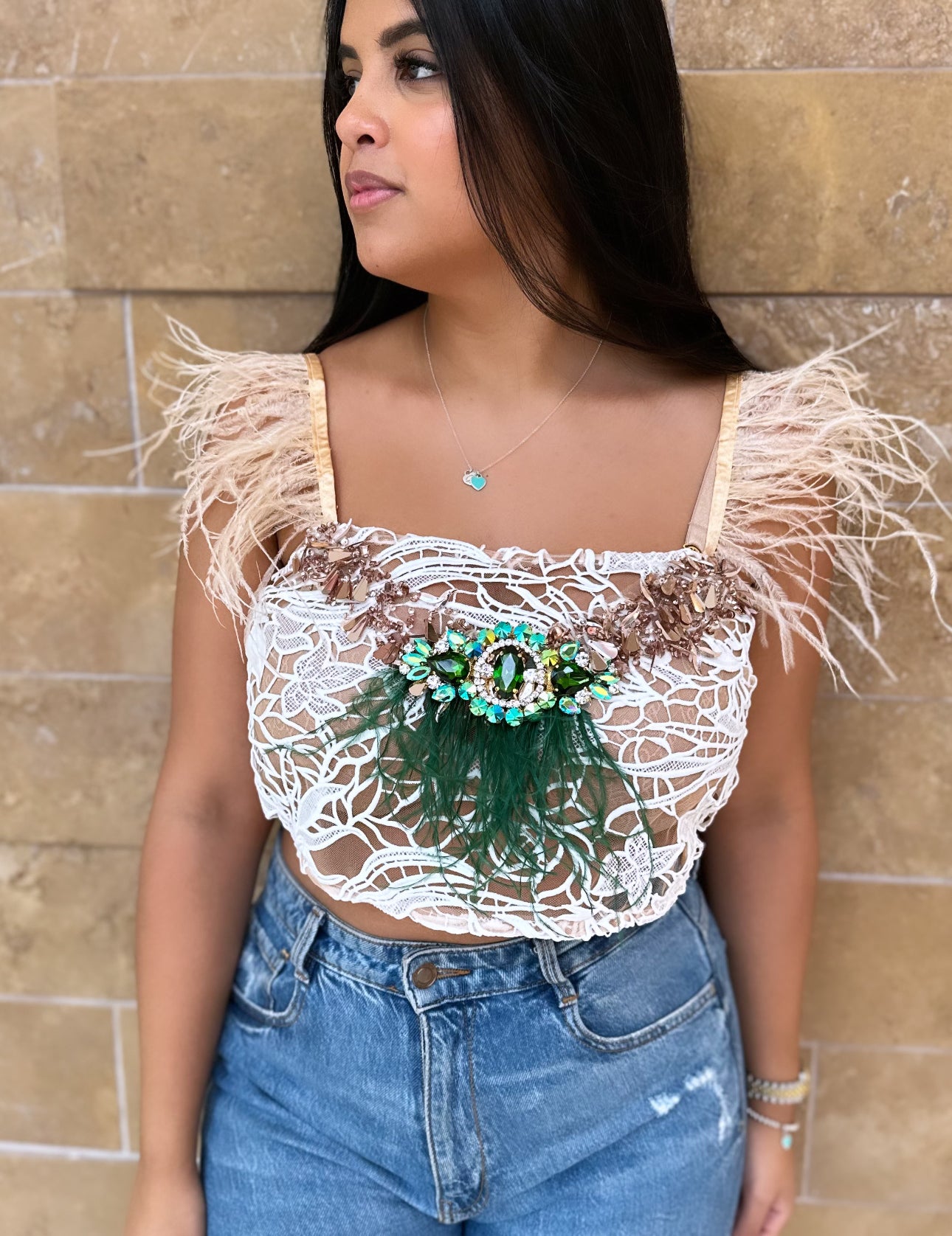 Feather Lace Blouse (variety)