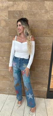 Stars Straight Leg Jean