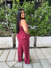 Braid Top & Suiting Pants Set