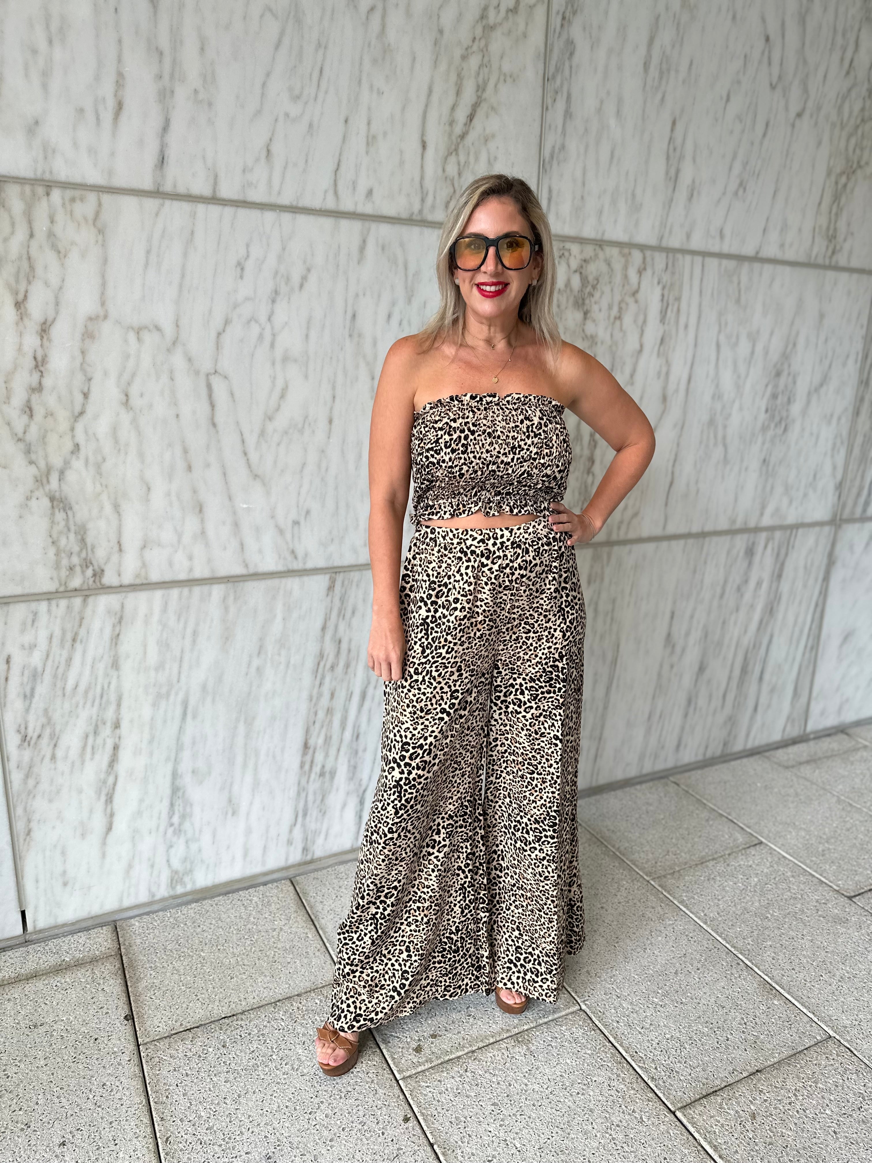 Tube Top & High Waisted Pant
