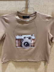 Crop Short Sleeve Top