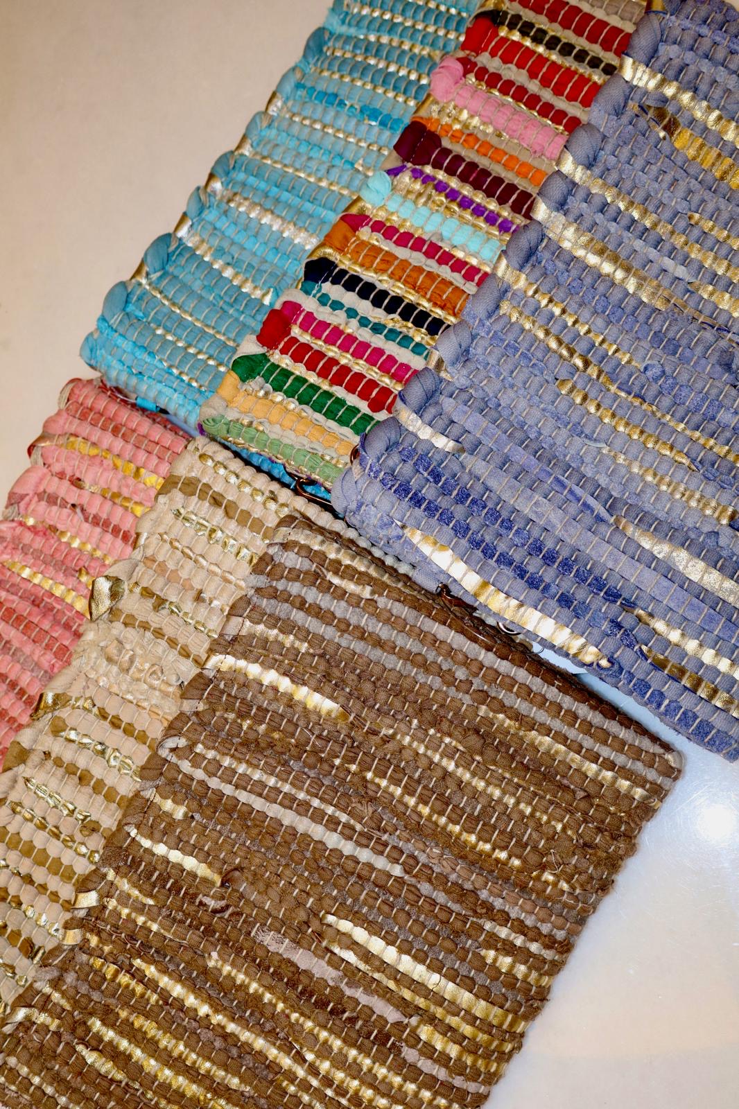 Woven Texture Clutch