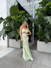 Pastels Scrunch Maxi Dress