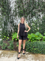 Stitch Sleeveless Top & Pant Set