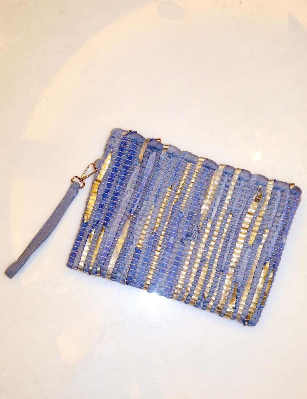 Woven Texture Clutch