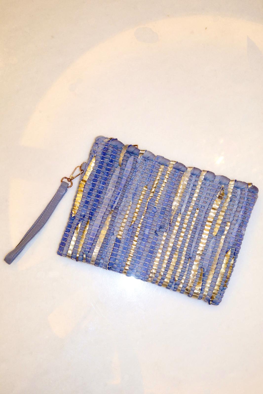 Woven Texture Clutch