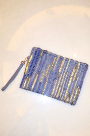 Woven Texture Clutch