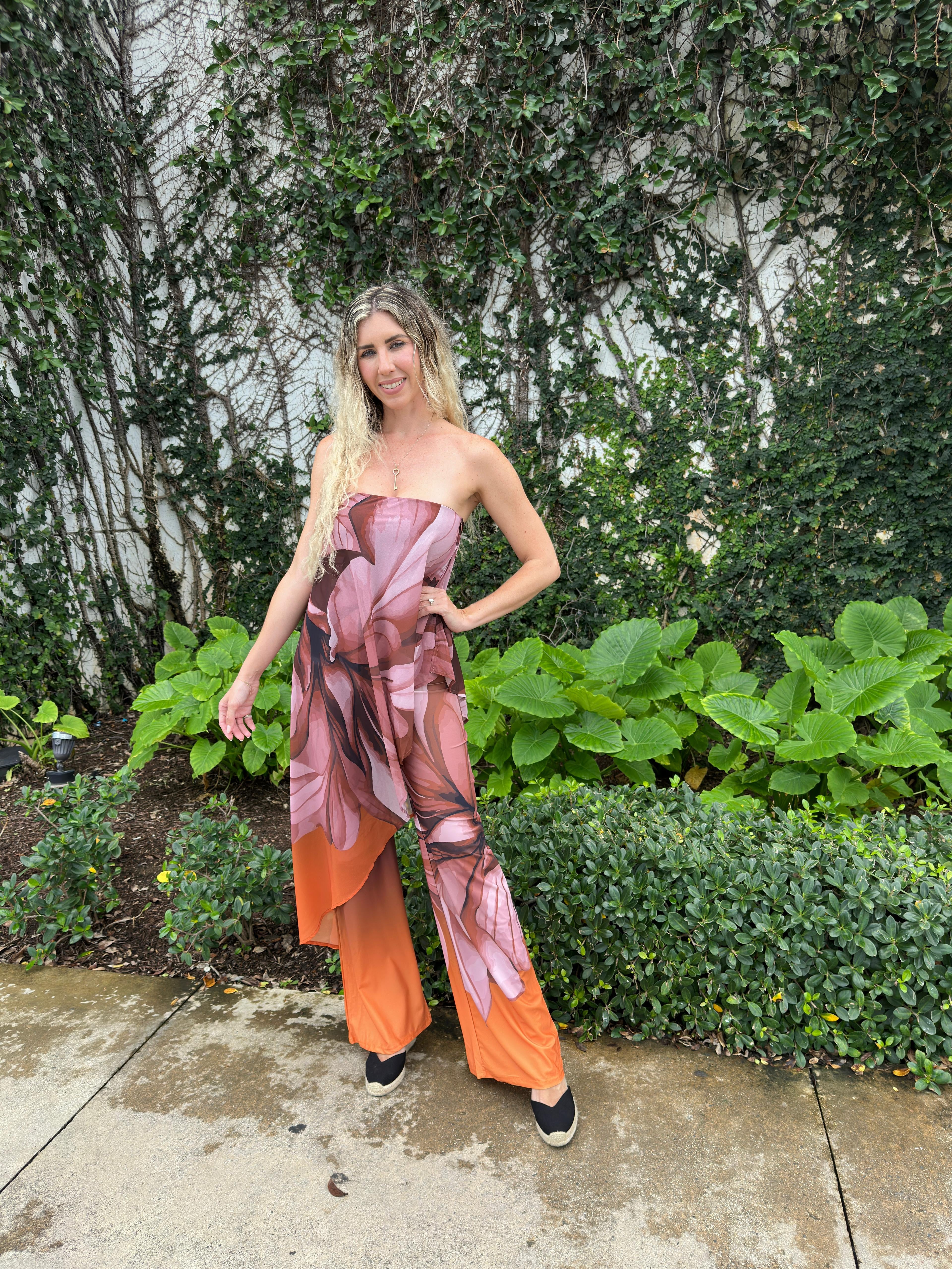 Asymmetrical Off Shoulder Jumpsuit