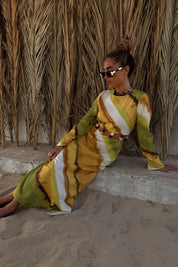 Green Ombre Alba Dress