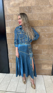 Long Sleeve Shirt & Skirt