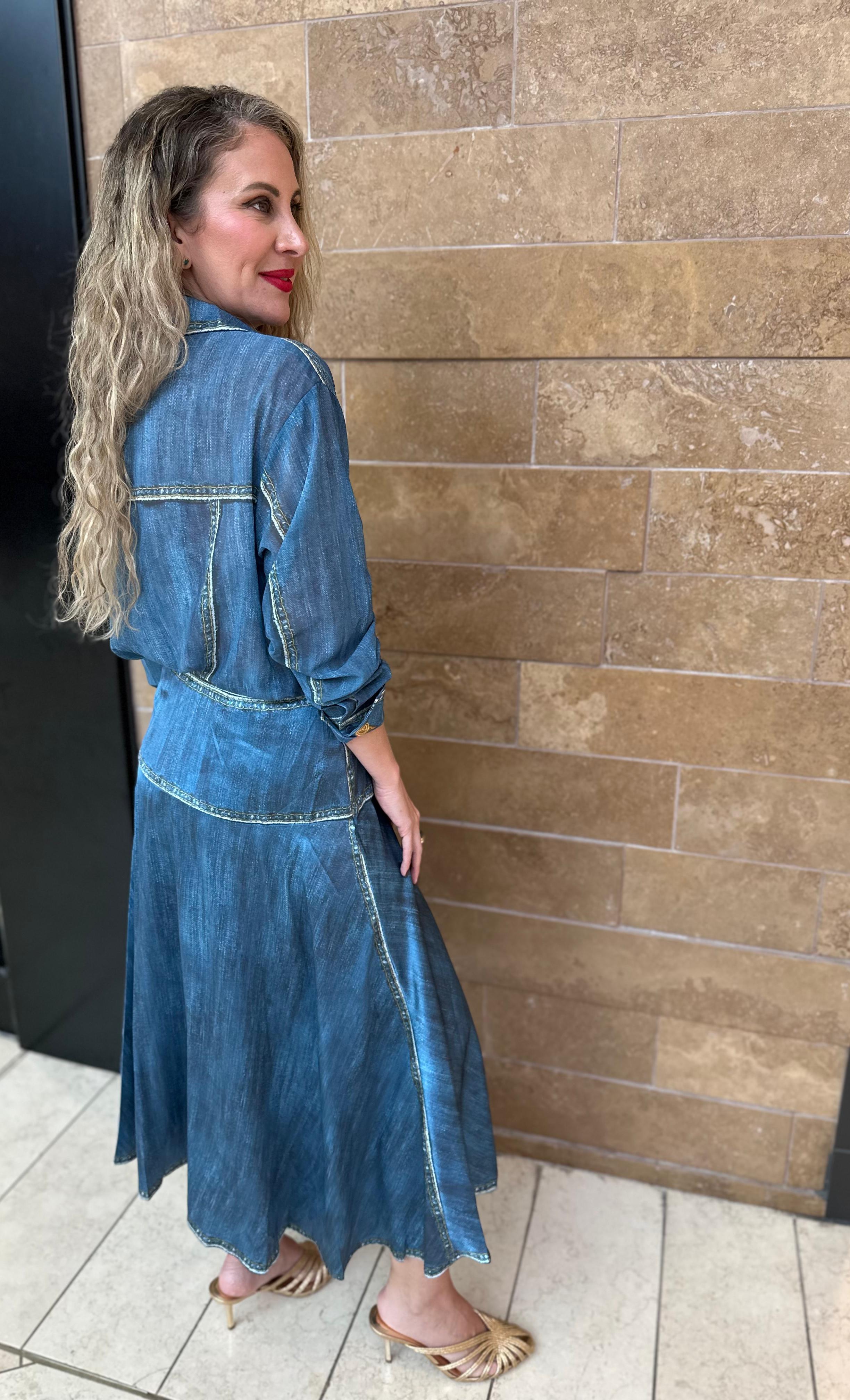 Long Sleeve Shirt & Skirt