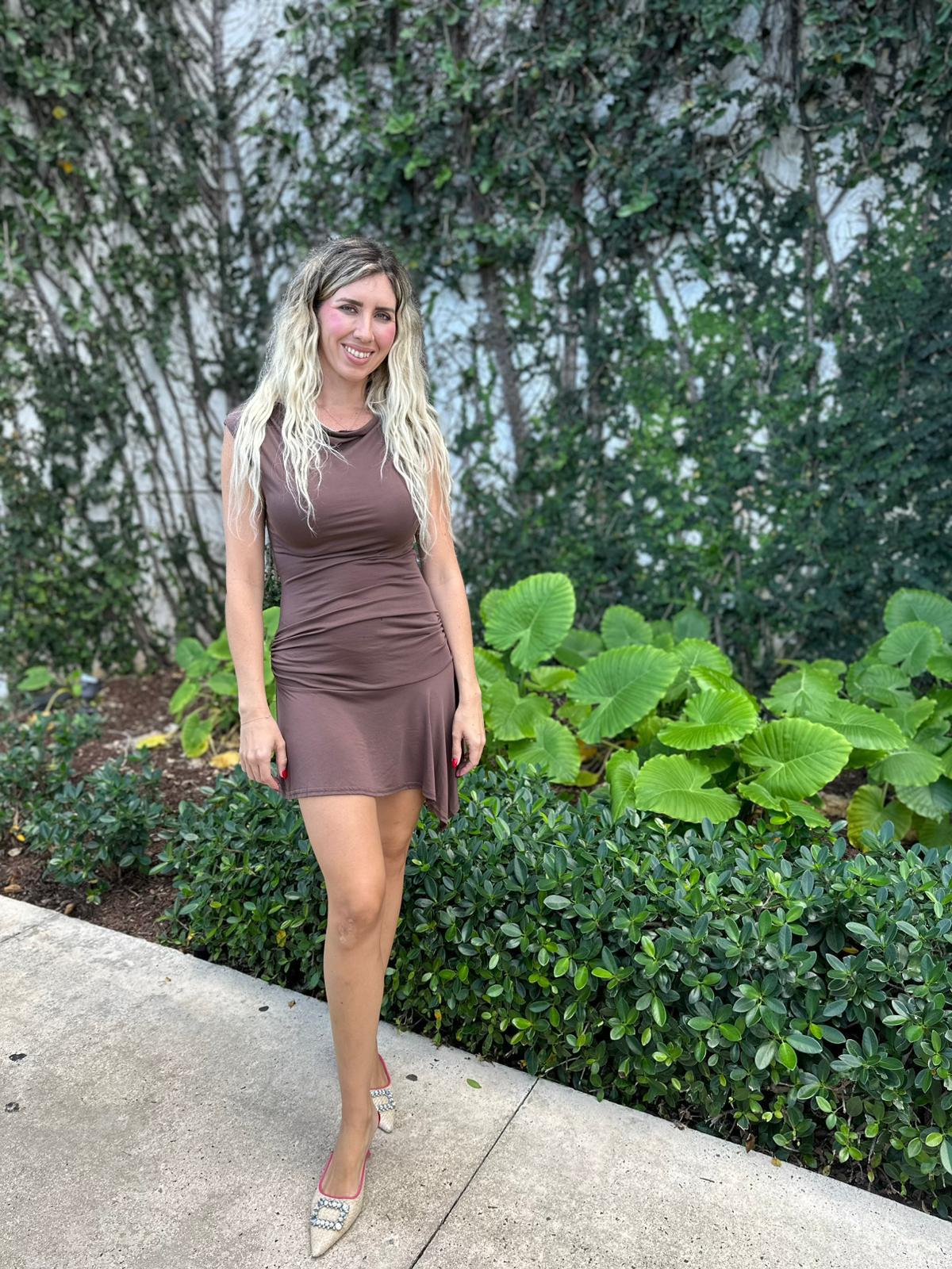 Drop Waist Mini Dress