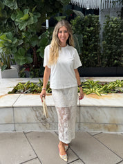 Knit Contrast Sequins Long Dress
