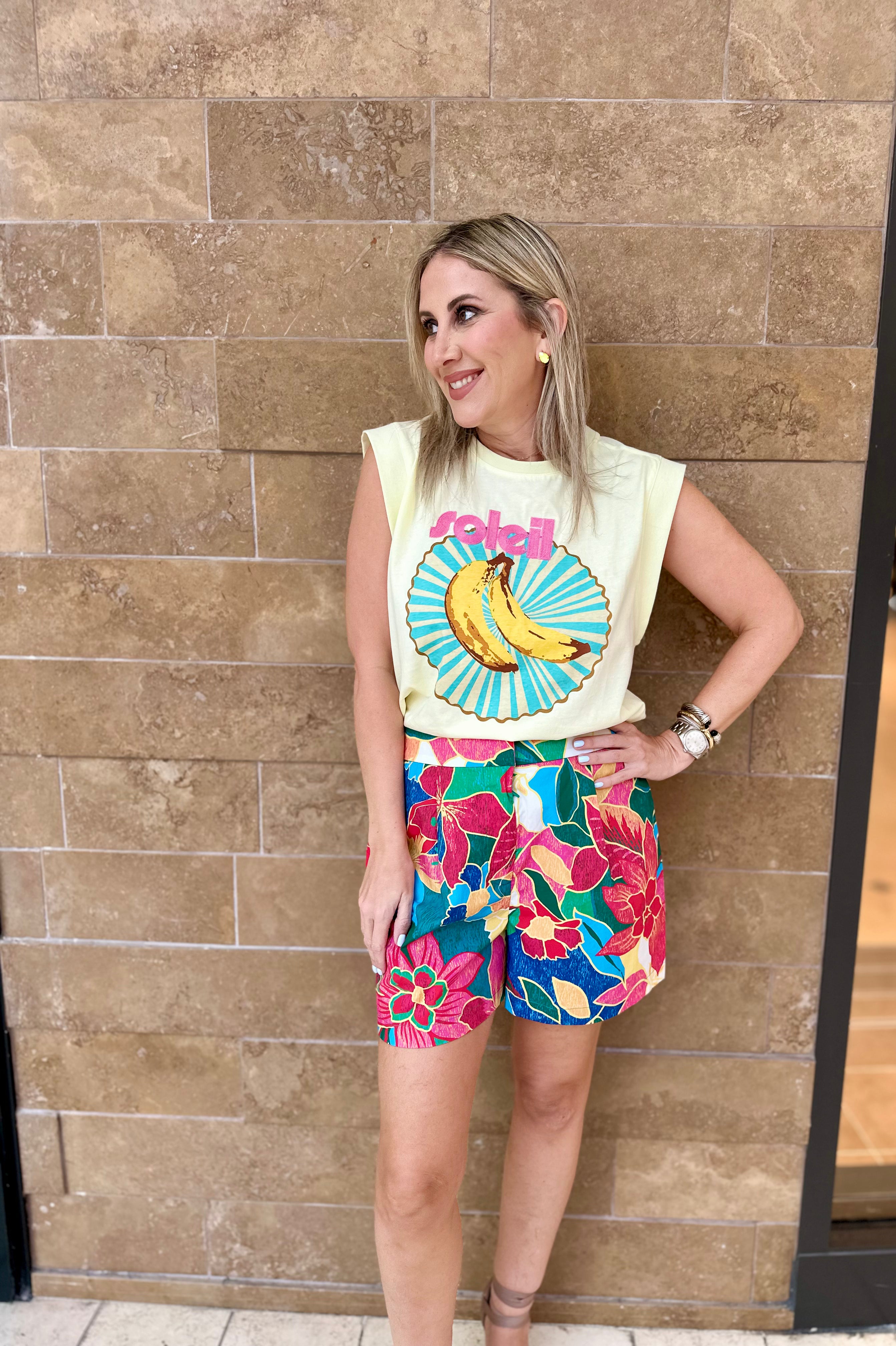 Printed Shorts With Pockets
