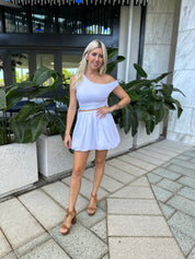 Adjustable Top & Balloon Mini Skirt