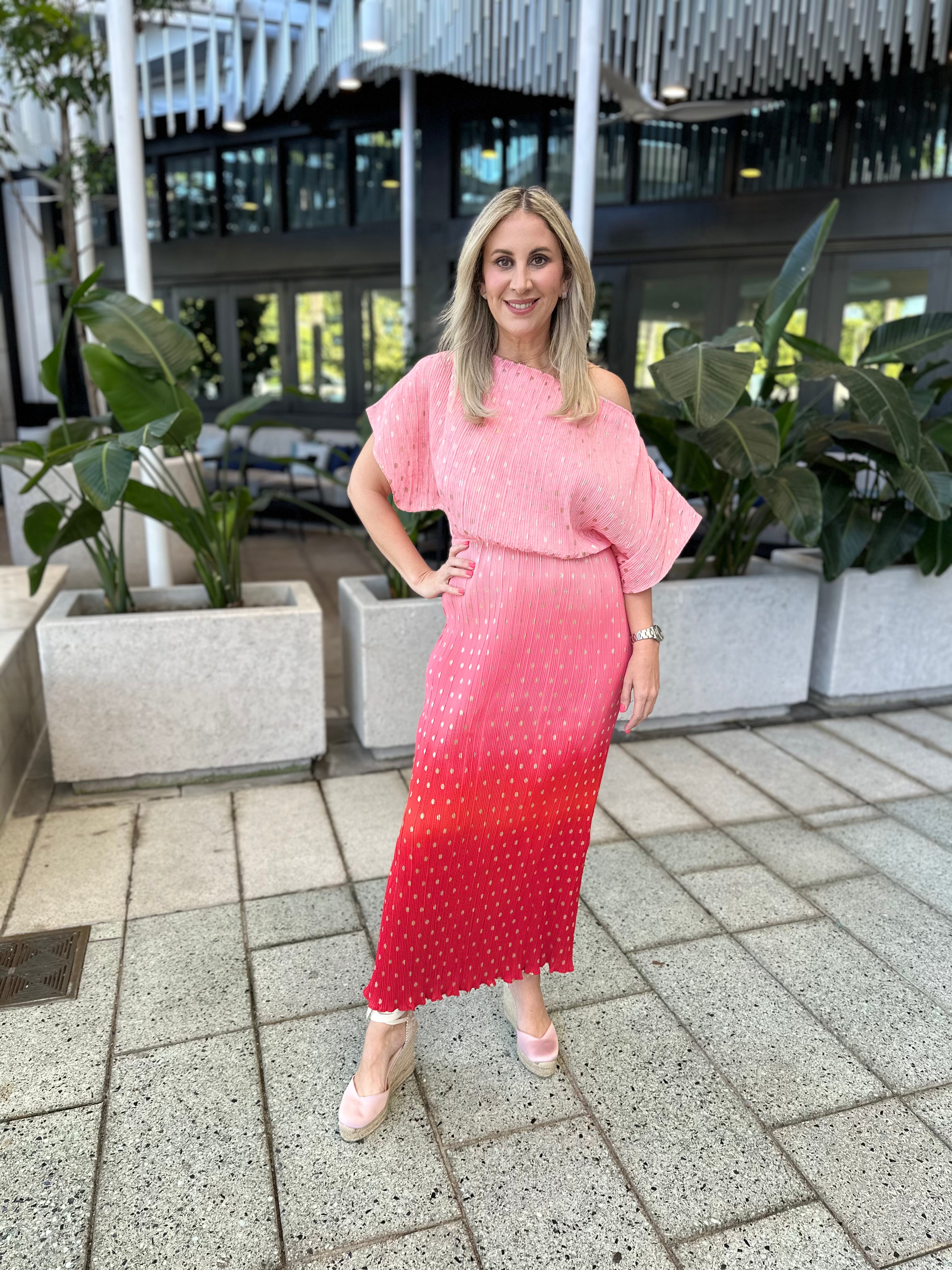 Pink Ombre Tilly Dress
