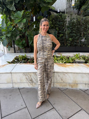 Tiger Print Top & Woven Pant