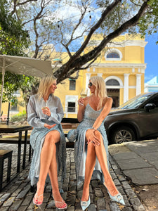 Ice blue skirt online