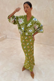 Khaki Eye Dorris Skirt