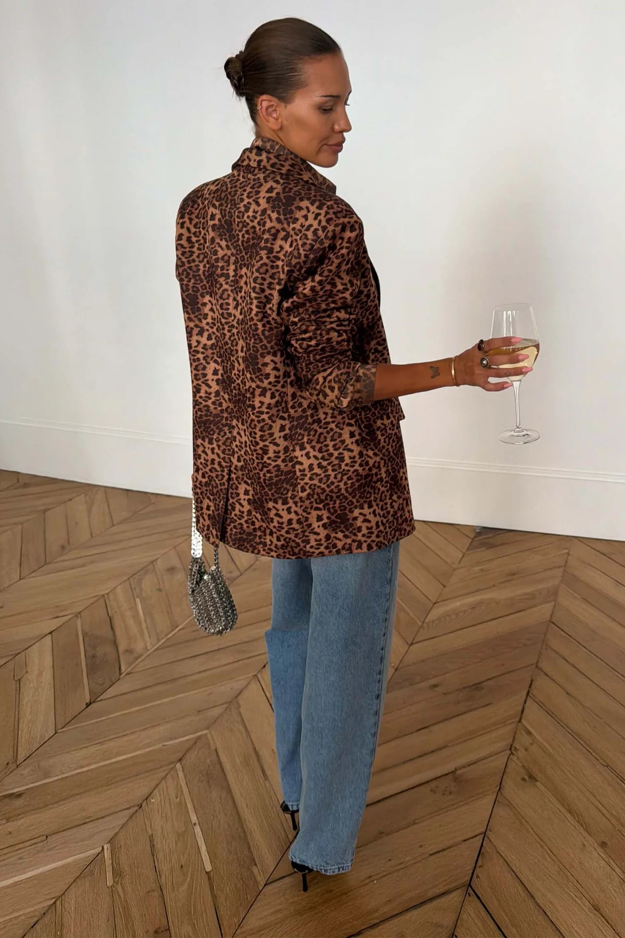 Leopard Taylor Blazer