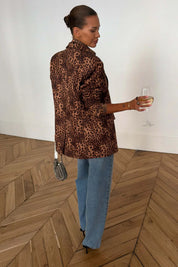 Leopard Taylor Blazer