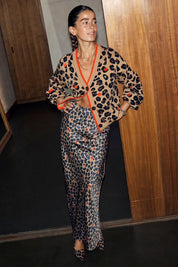 Cherry Leopard Dorris Skirt