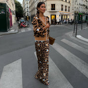 Heart Leopard Dorris Skirt
