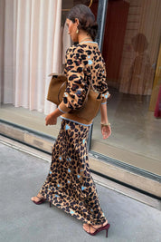 Heart Leopard Dorris Skirt