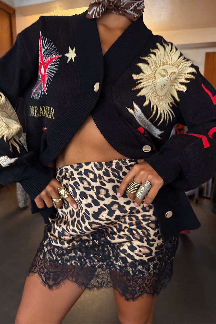 Leopard Lace Maeva Skirt