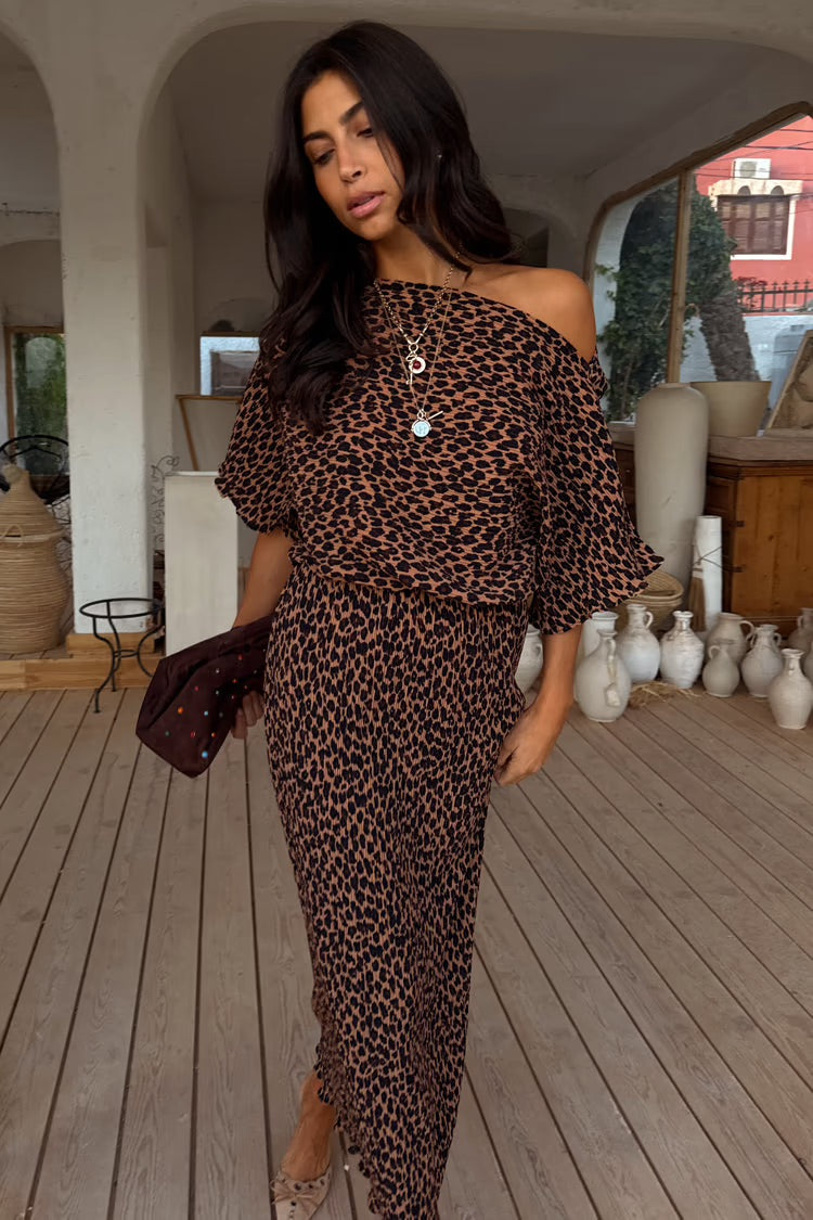 Lucia Leopard Tilly Dress