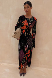 Night Garden Gaia Plisse Dress