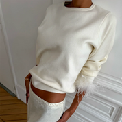 Cream Midi Maeva Skirt
