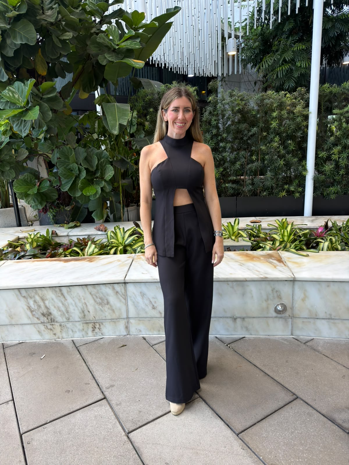 Cut Out Long Top & Pant