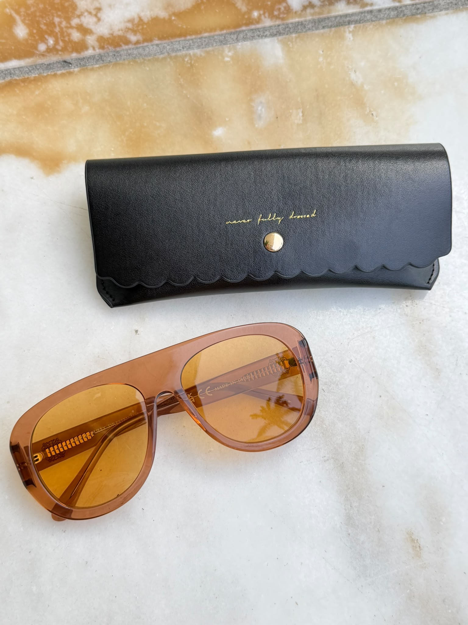Orange Visor Sunglasses