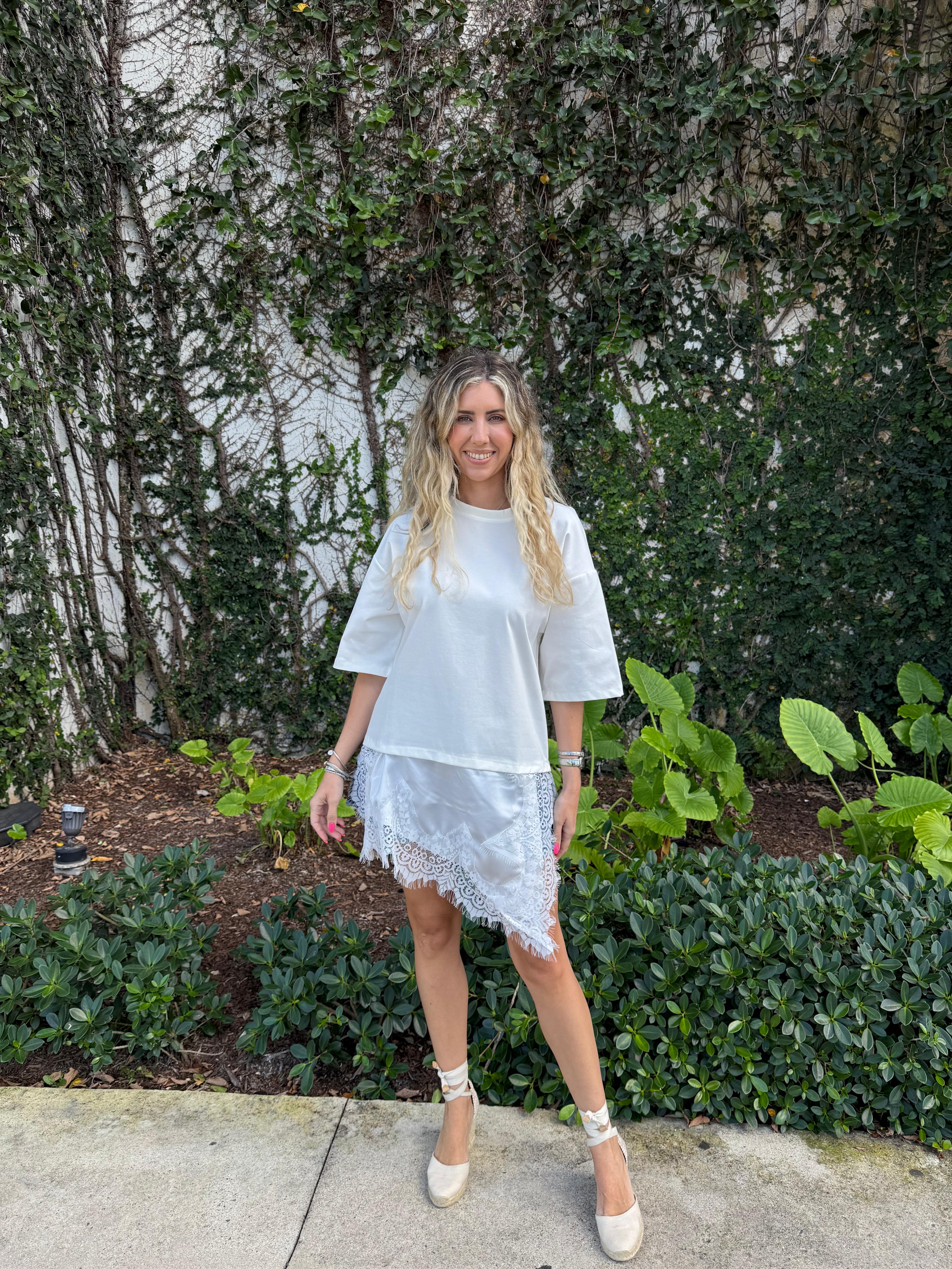 T-Shirt Lace Dress