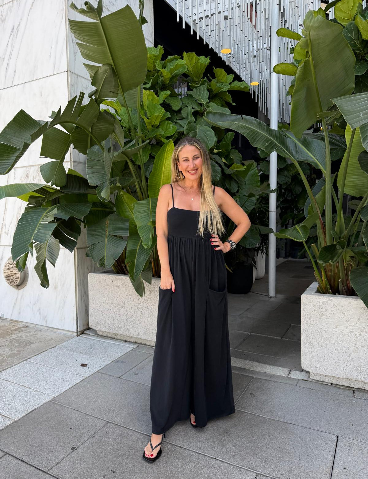 Strappy Empire Jumpsuit