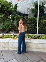 Ankle Buttons Jeans