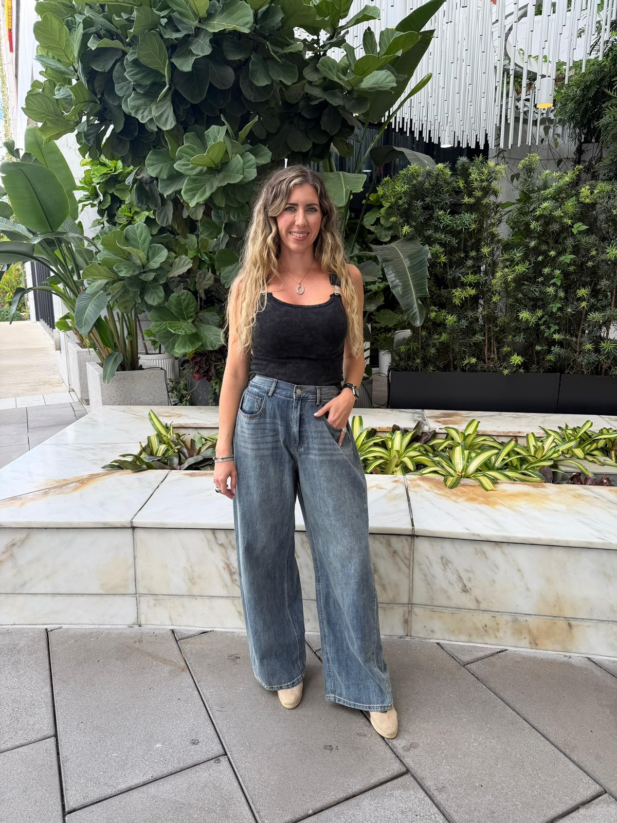 Mid Rise Stonewash Denim Jeans