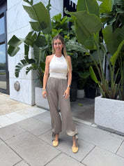 Balloon Pants With Bow Detail